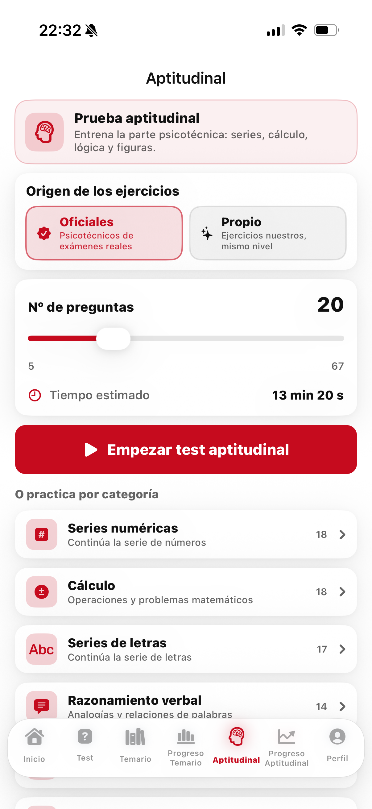 Psicotécnicos: prueba de aptitud psicotécnica