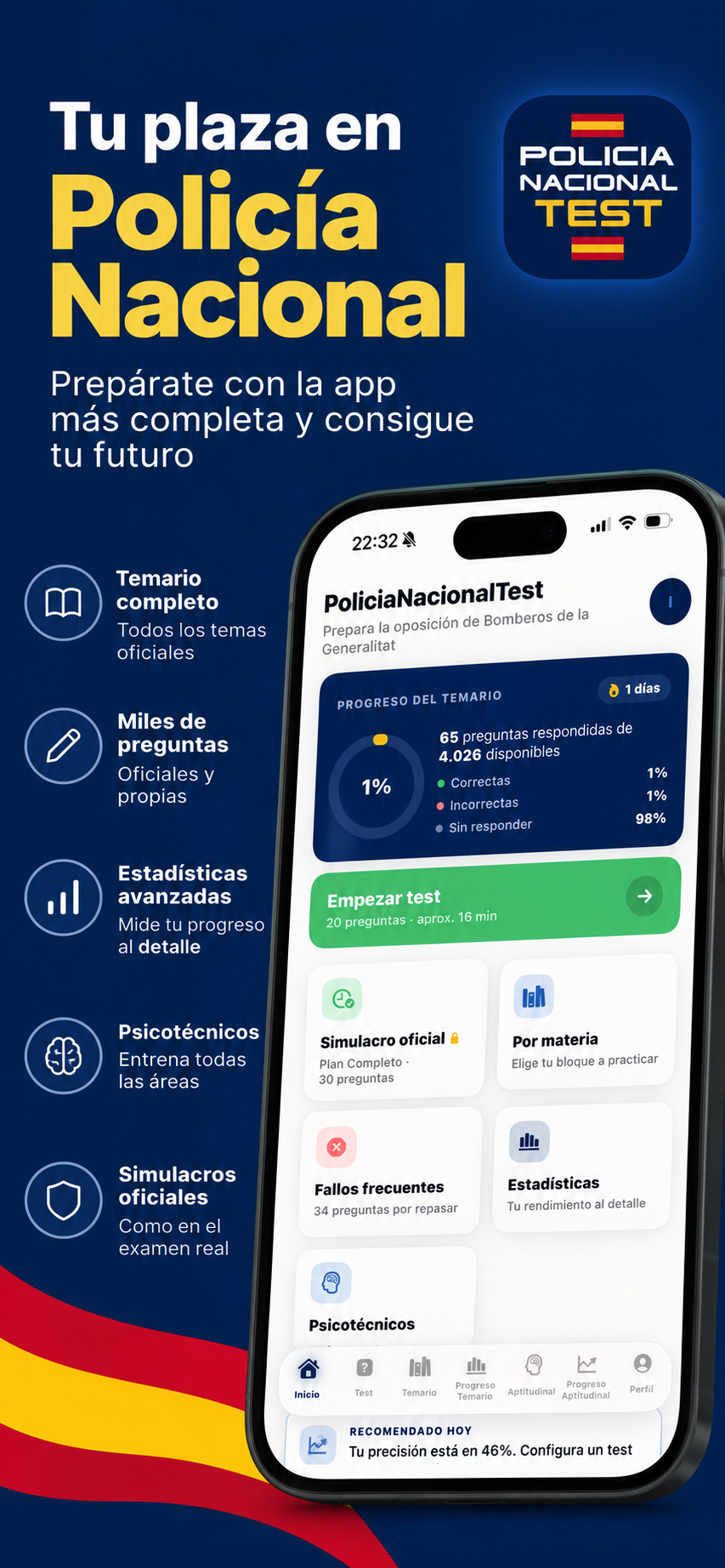 Tu plaza en Policía Nacional: la app más completa